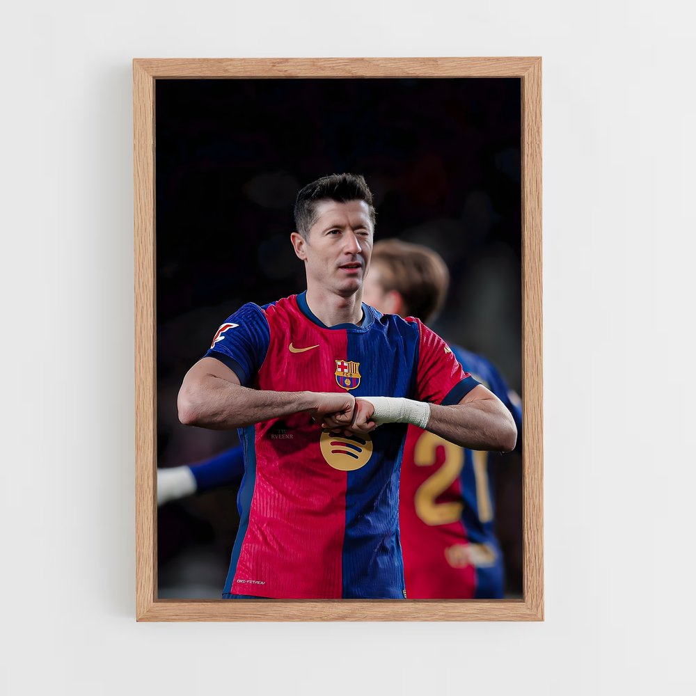 Poster Robert lewandowski Clic (vue 4)